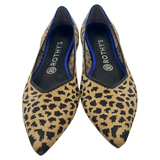 Shoes Flats By Rothys In Animal Print, Size: 8.5