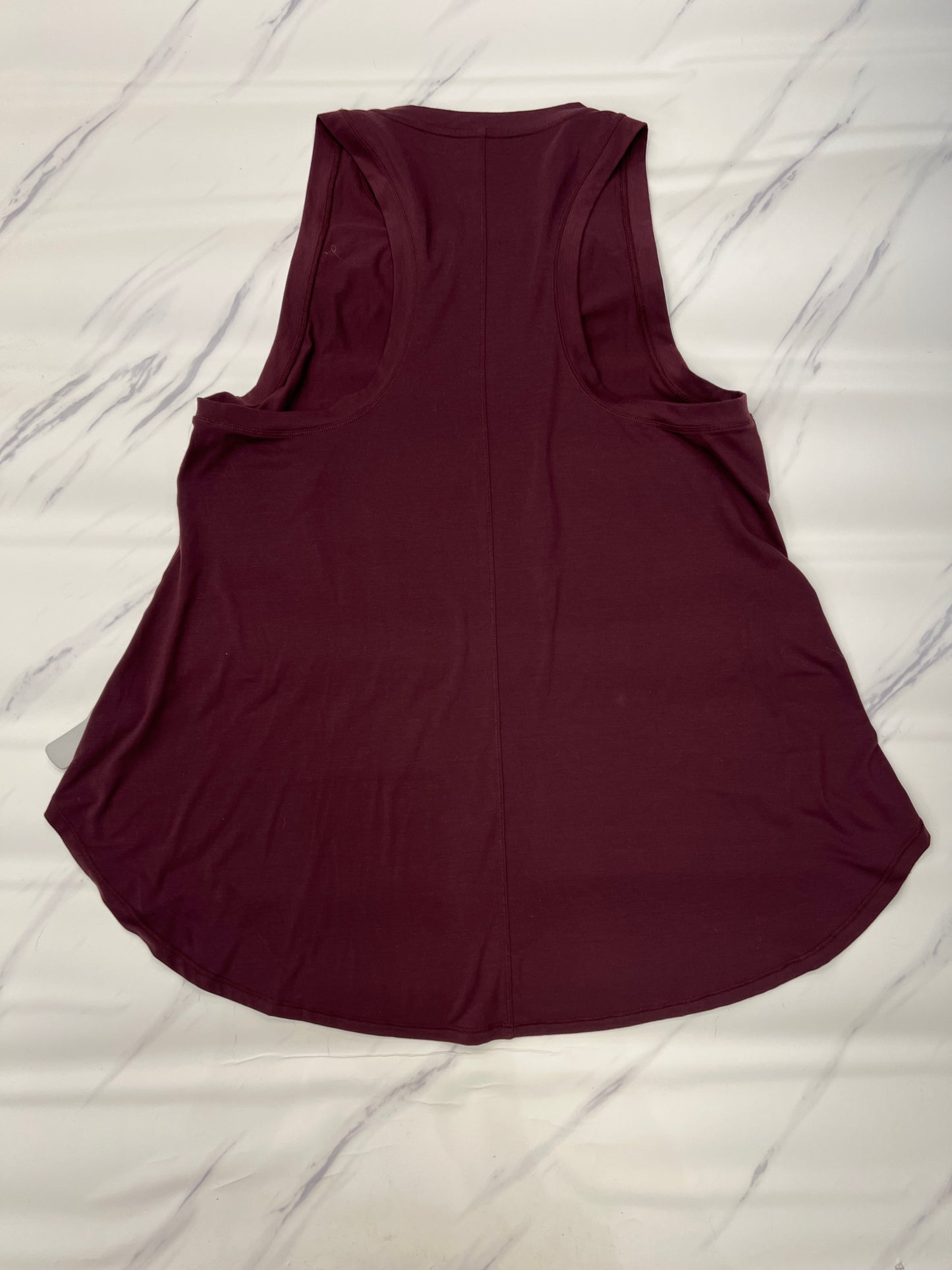 Athletic Tank Top By Athleta In Maroon, Size: M