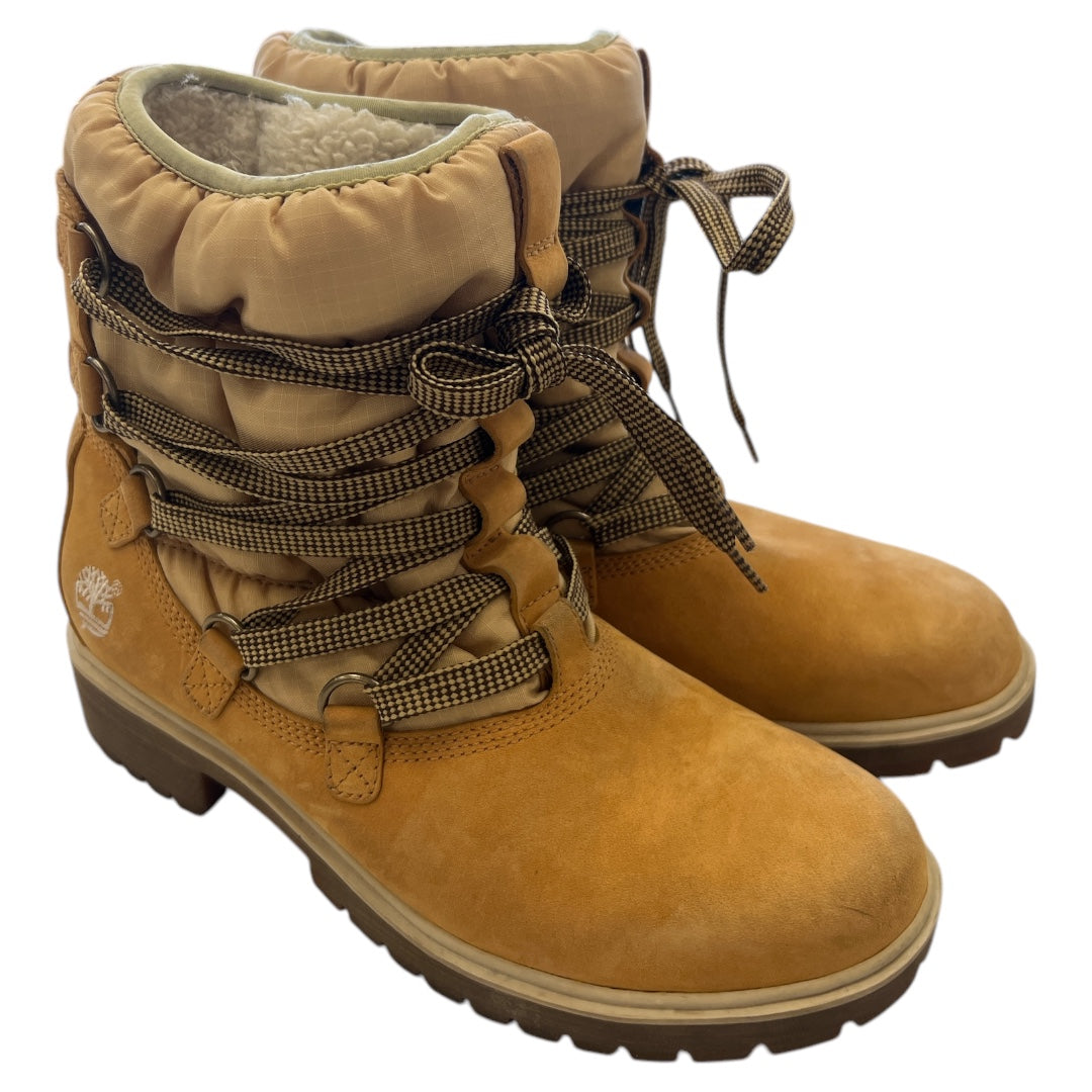 Boots Hiking By Timberland In Tan, Size: 8.5