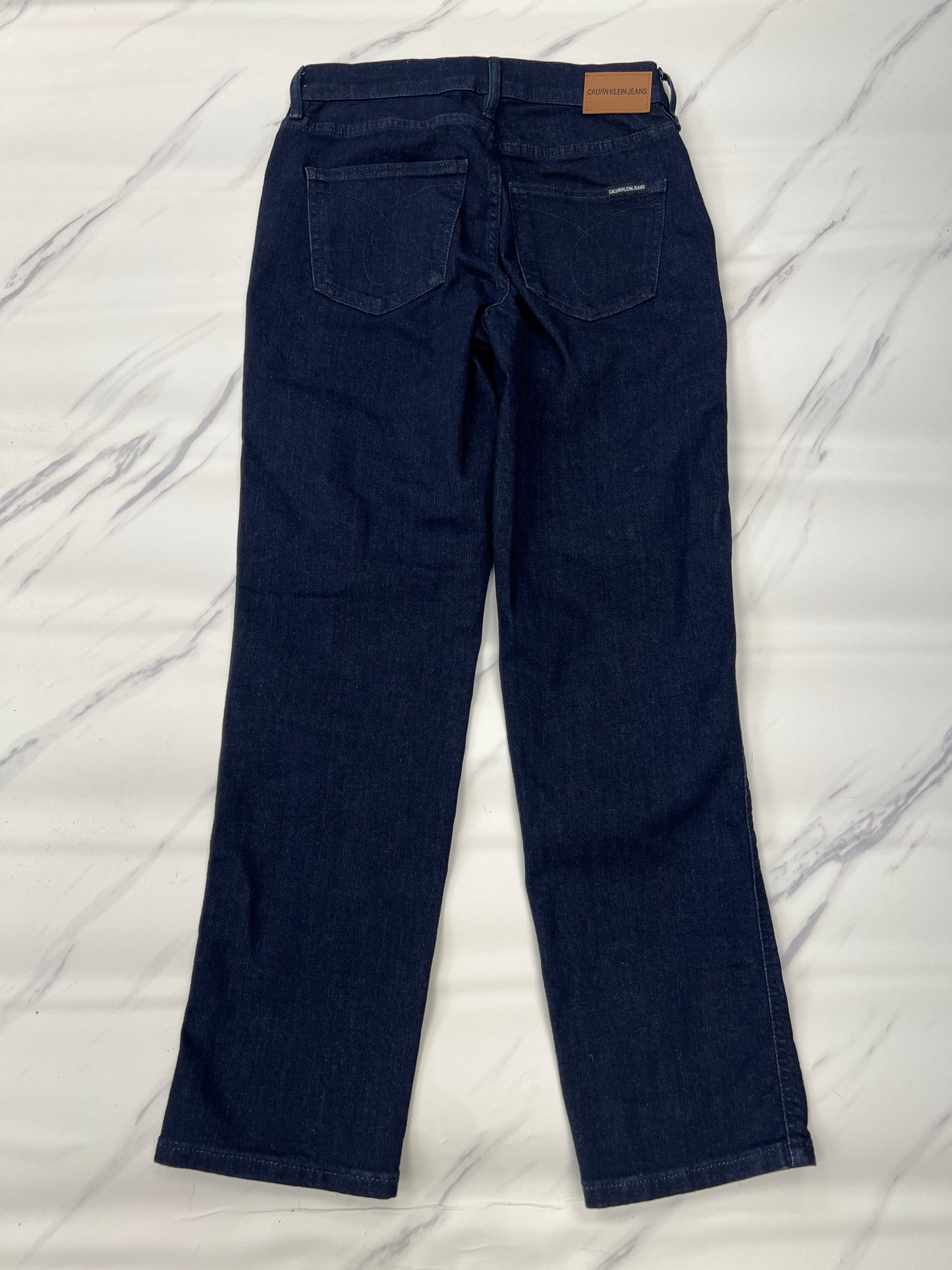 Jeans Straight By Calvin Klein In Blue, Size: 2