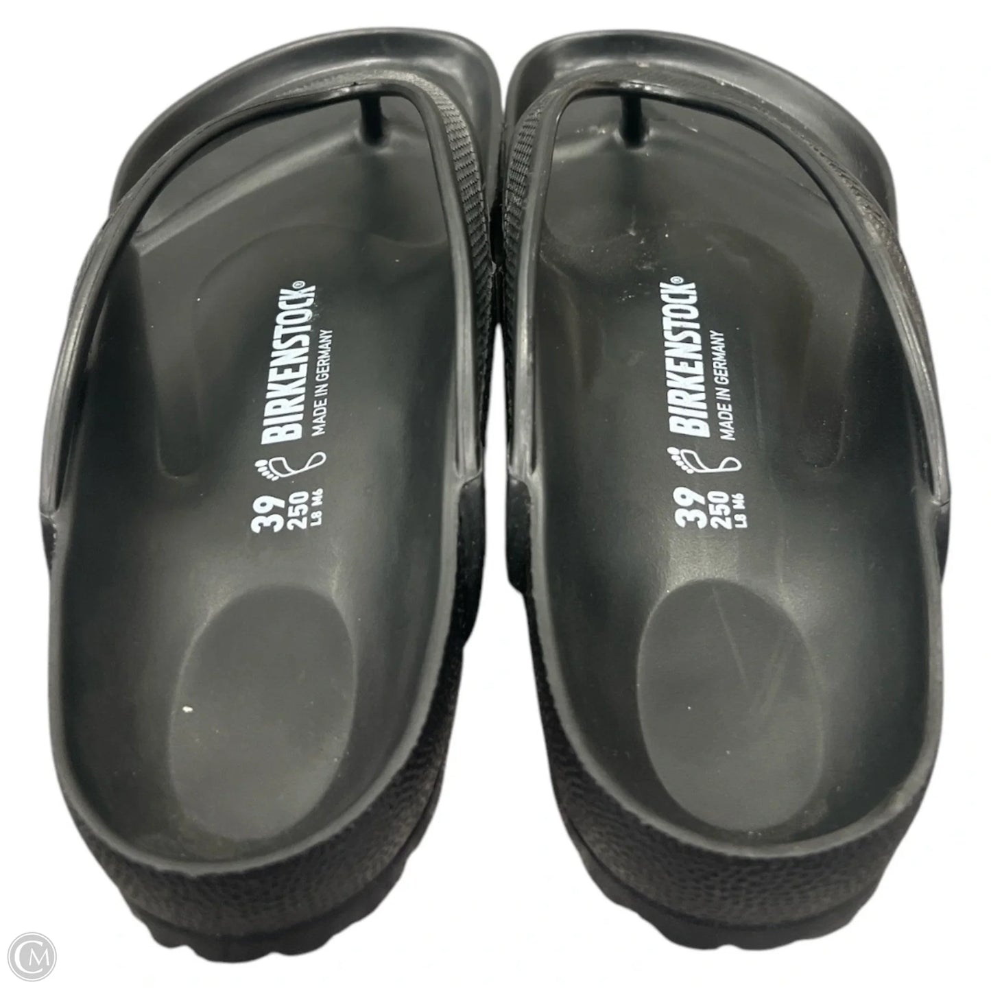 Sandals Flats By Birkenstock In Black, Size: 8