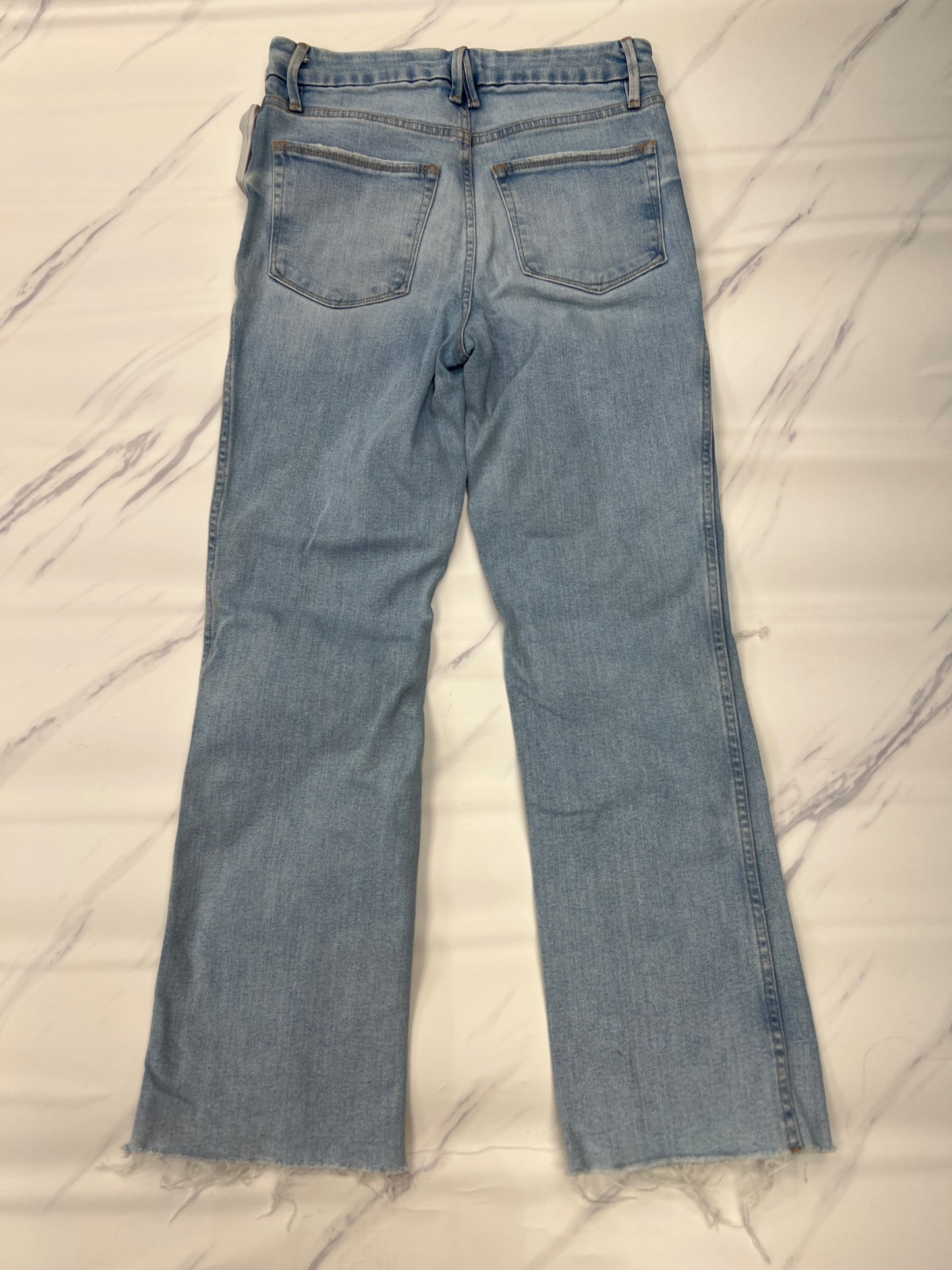 Jeans Straight By Good American In Blue, Size: 8