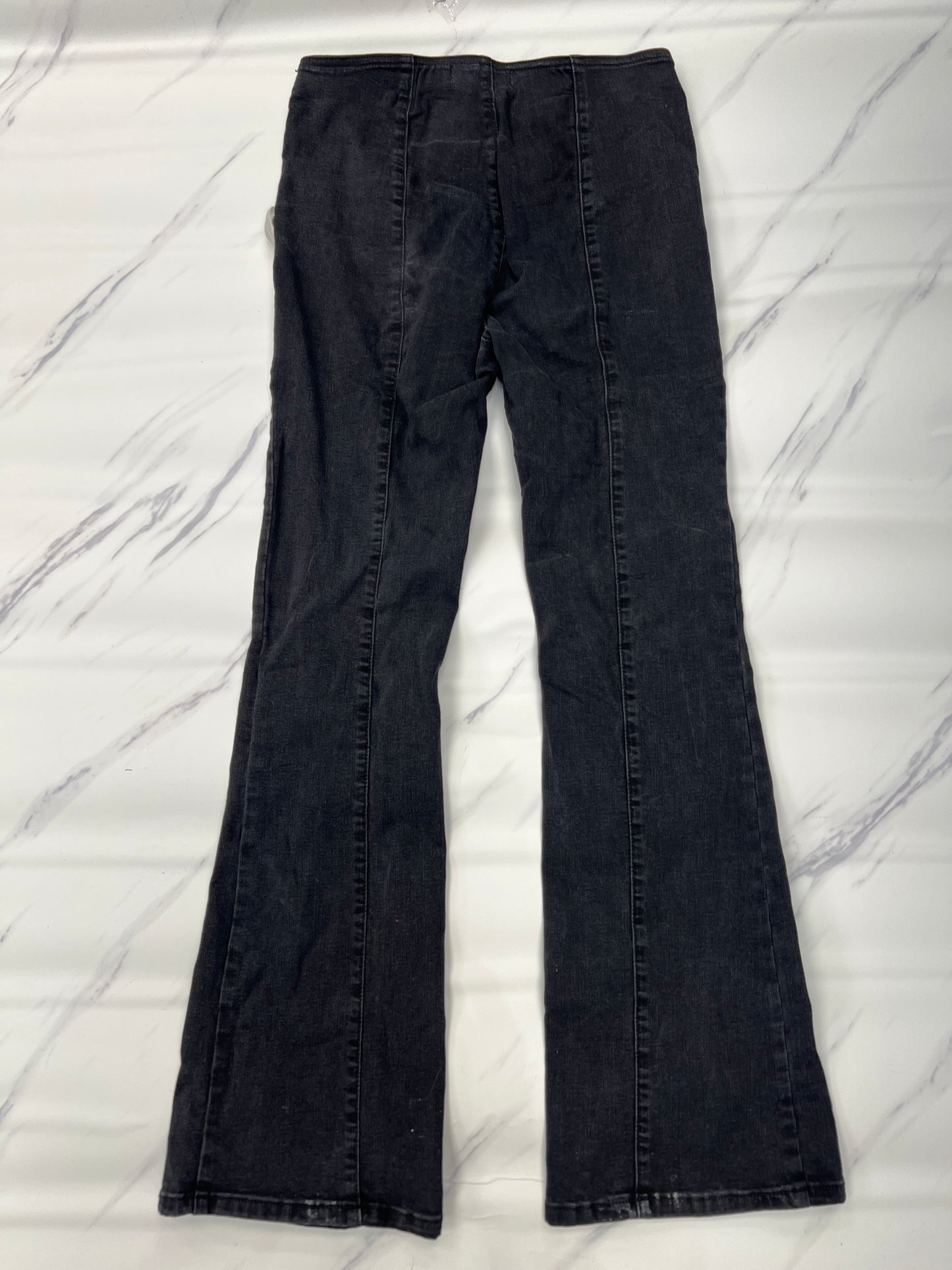 Jeans Flared By Free People In Black, Size: 6