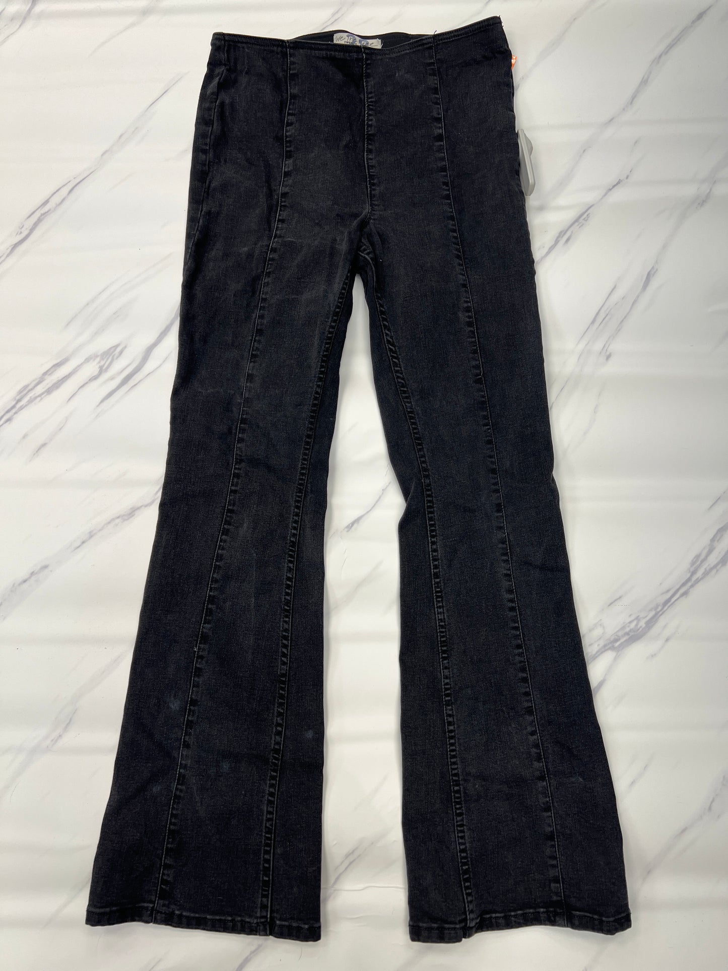 Jeans Flared By Free People In Black, Size: 6