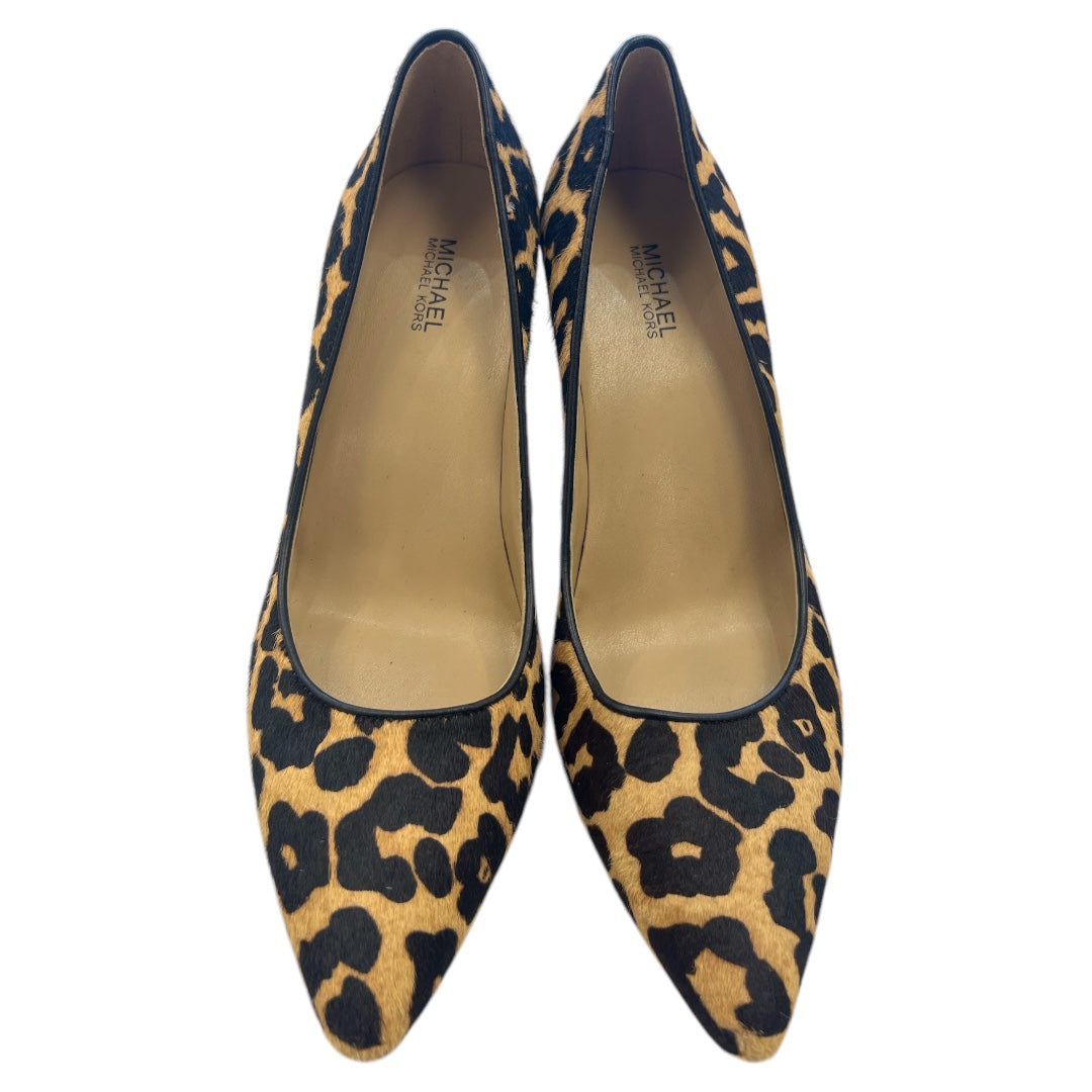 Shoes Heels Kitten By Michael By Michael Kors In Animal Print, Size: 6.5