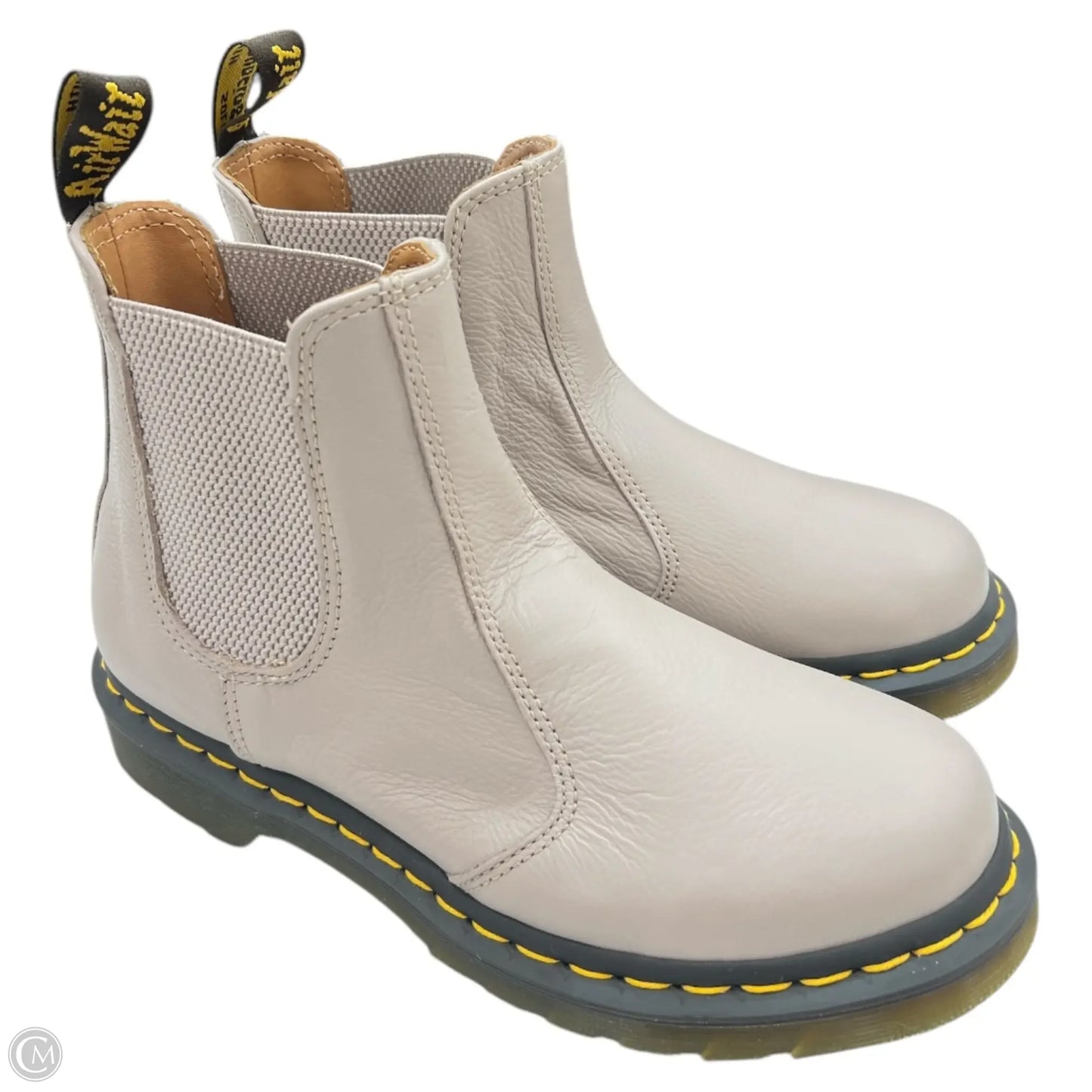 Boots Combat By Dr Martens In Beige, Size: 8