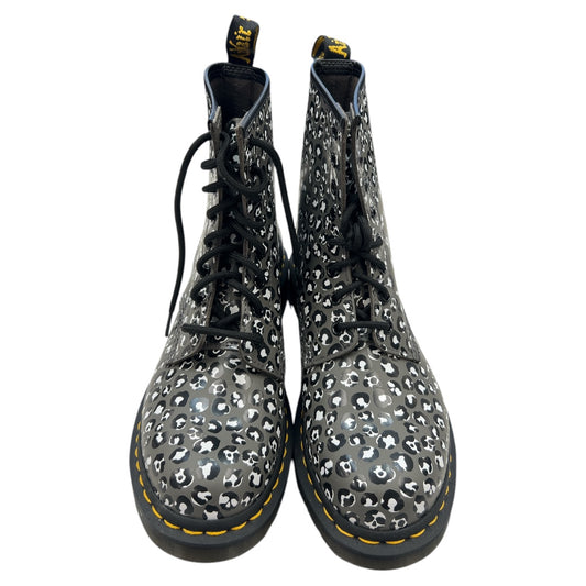 Boots Combat By Dr Martens In Black & White, Size: 8