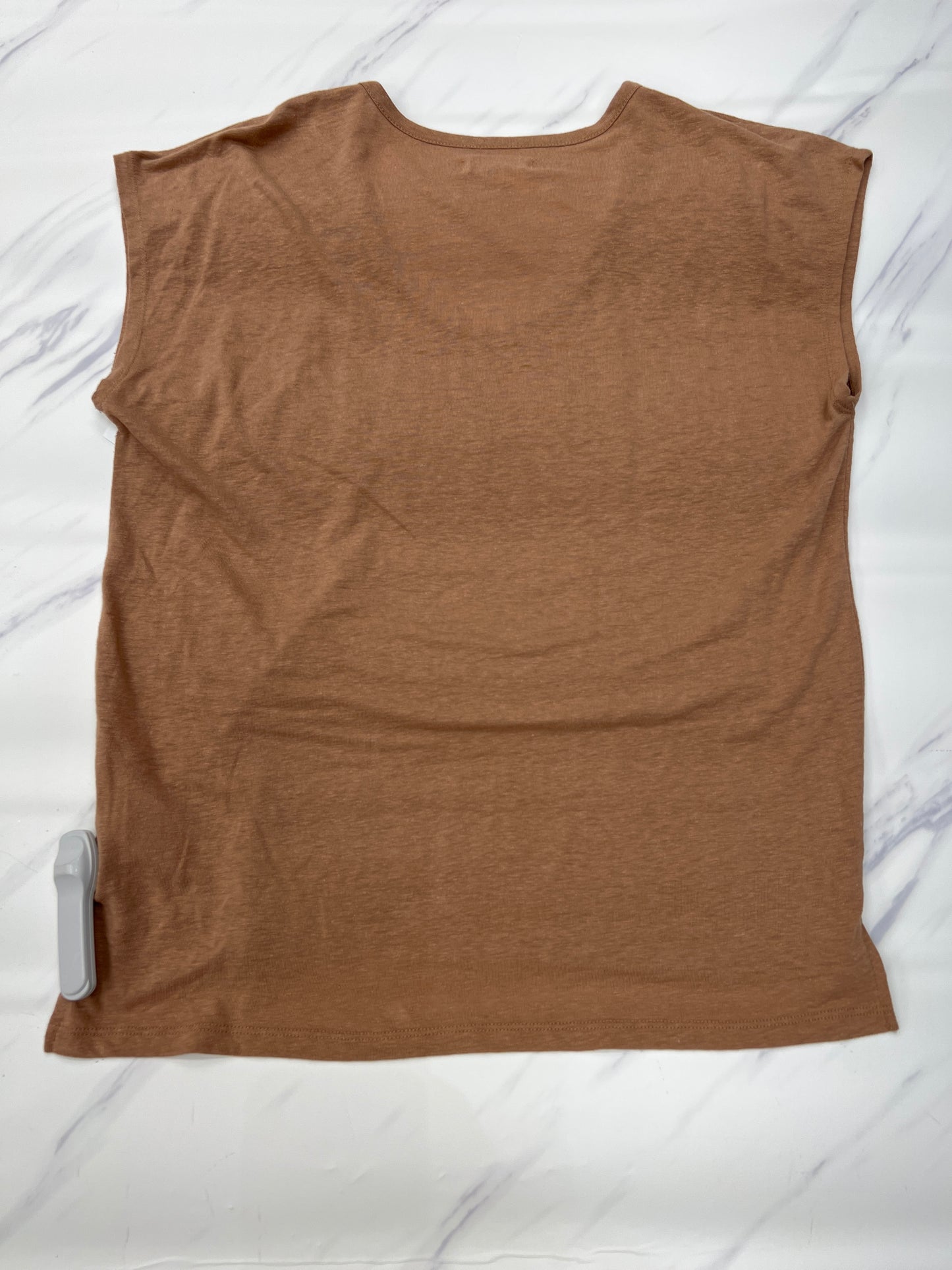 Top Sleeveless By Madewell In Brown, Size: S