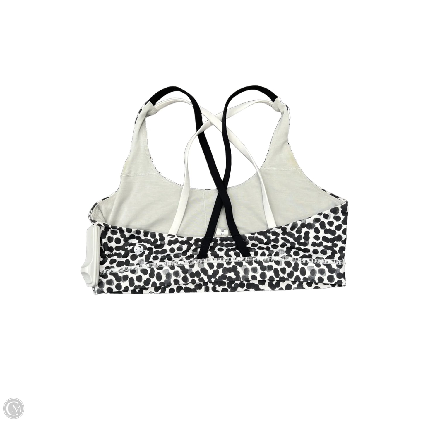 Athletic Bra By Lululemon In Animal Print, Size: 10