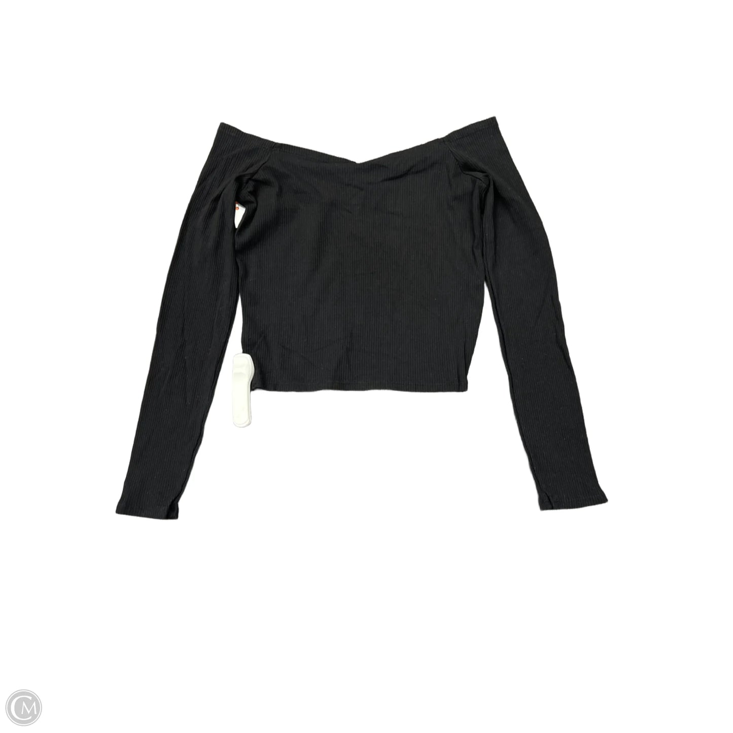 Top Long Sleeve By Bobi In Black, Size: S