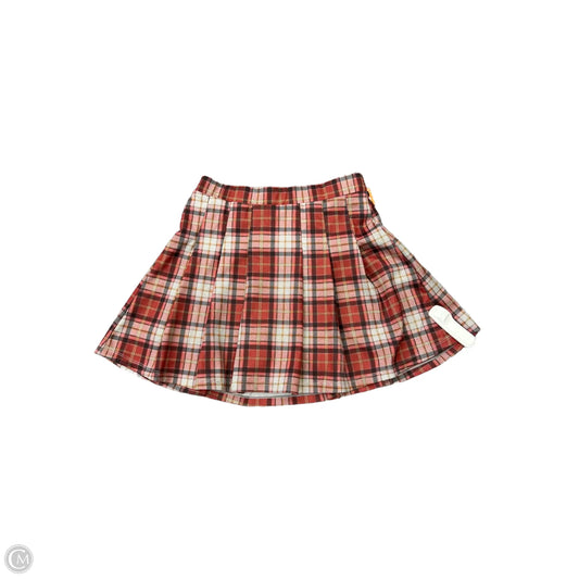 Athletic Skirt By Clothes Mentor In Plaid Pattern, Size: S