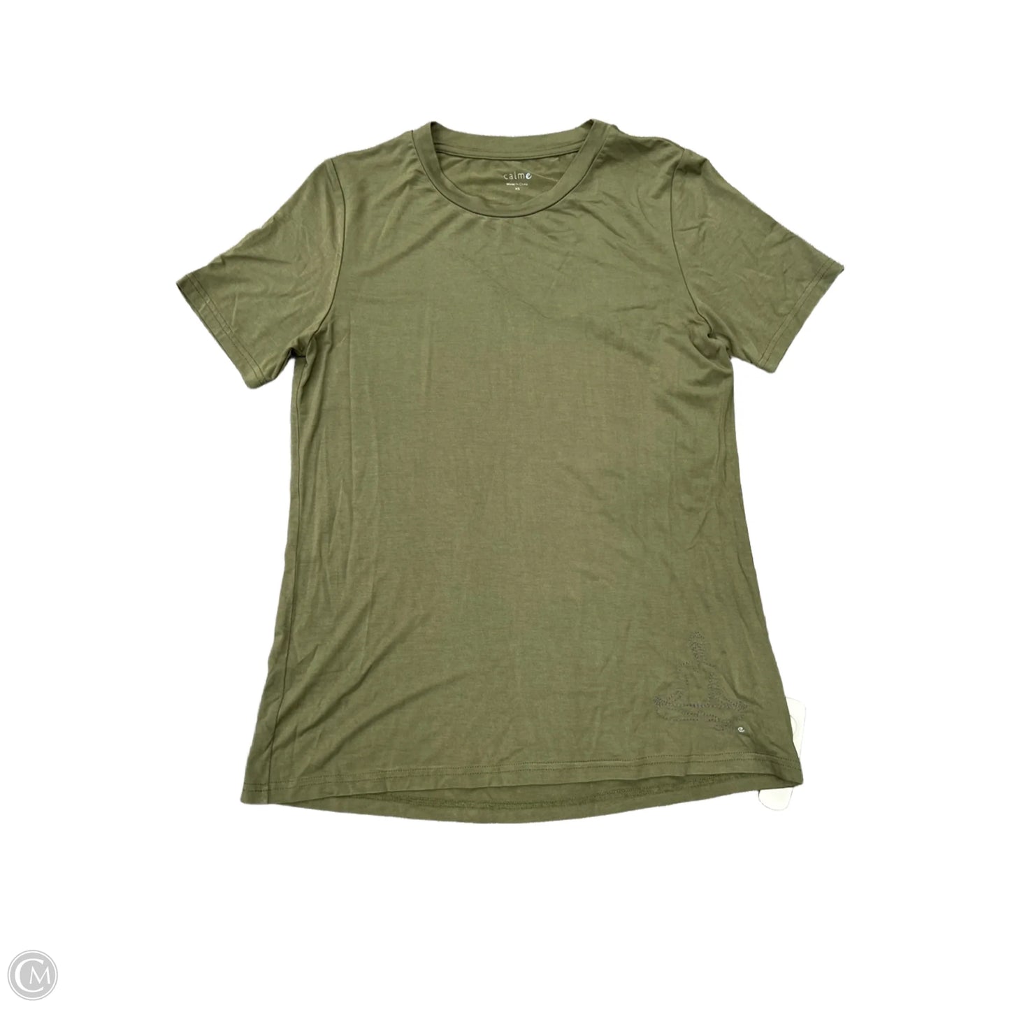 Top Short Sleeve By Johnny Was In Green, Size: Xs