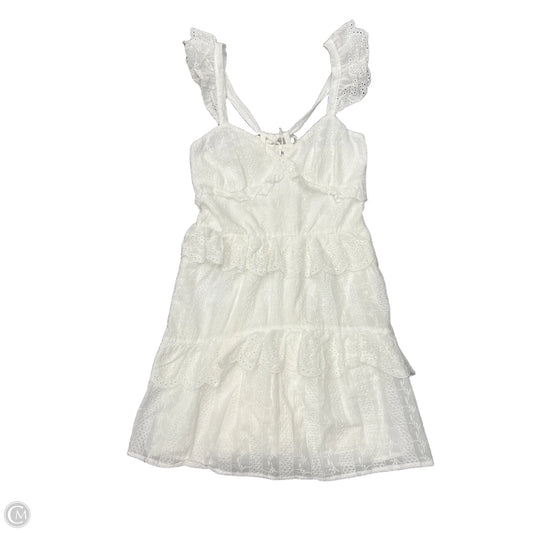 Dress Party Midi By Clothes Mentor In White, Size: Xs