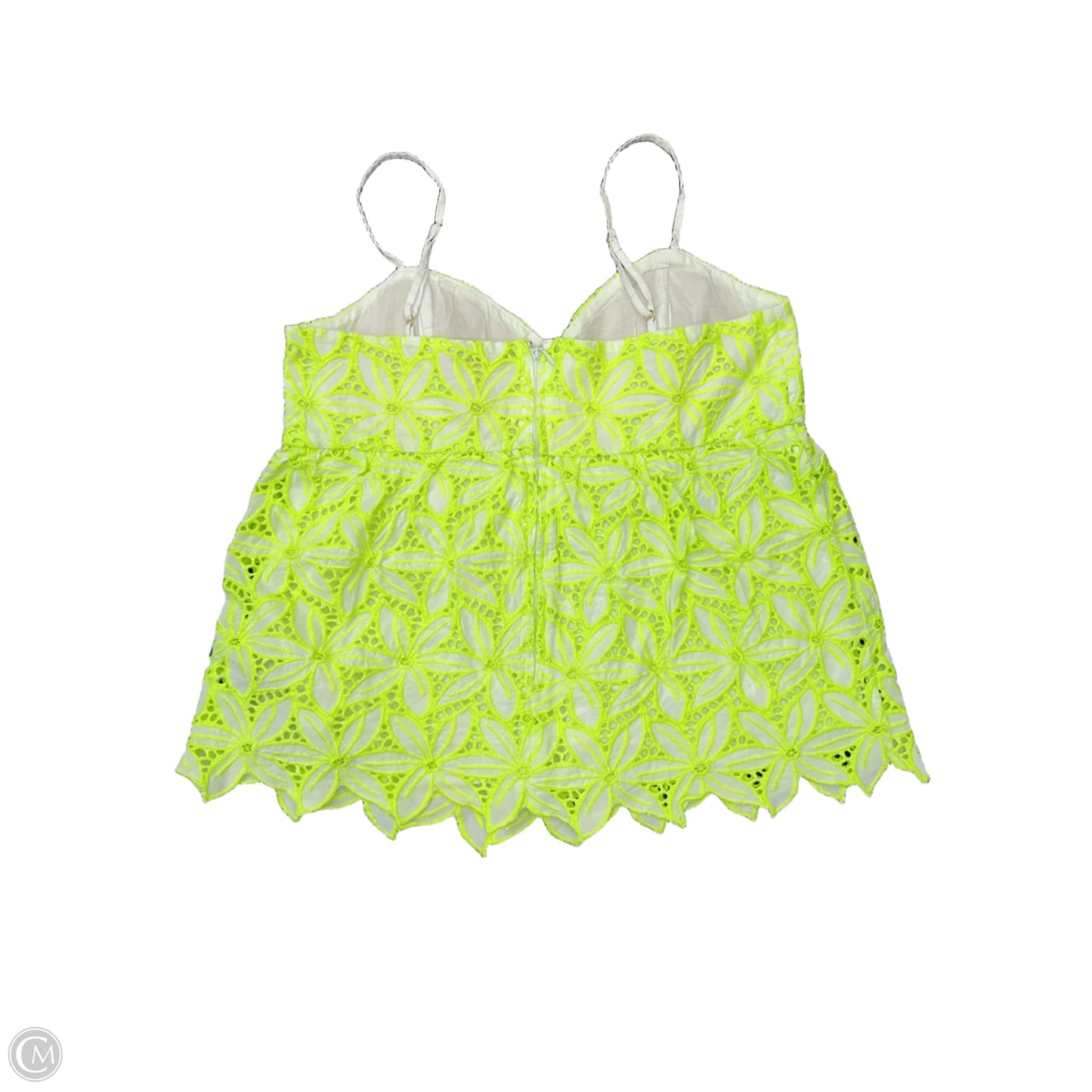 Top Sleeveless Designer By Lilly Pulitzer In Yellow, Size: L