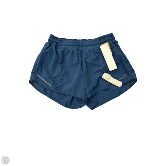 Athletic Shorts By Lululemon In Blue, Size: 8