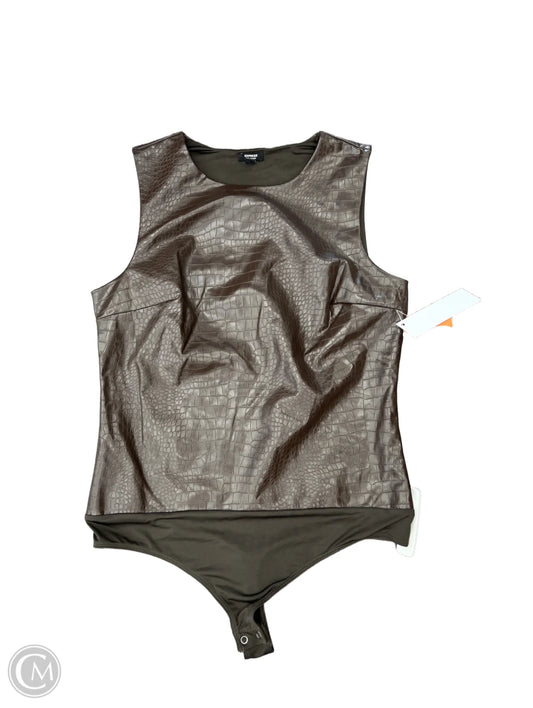 Bodysuit By Express In Brown, Size: L