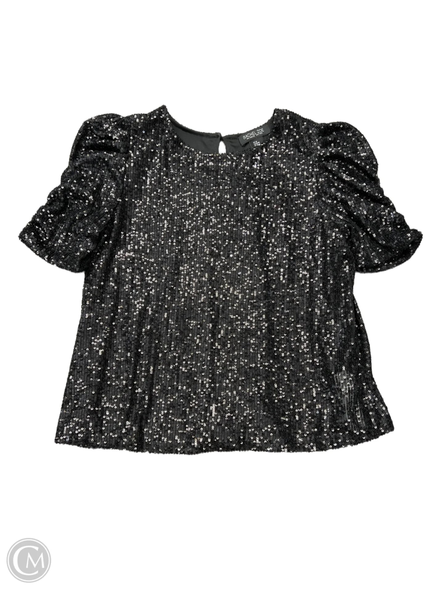 Top Short Sleeve By Rachel Zoe In Black, Size: M