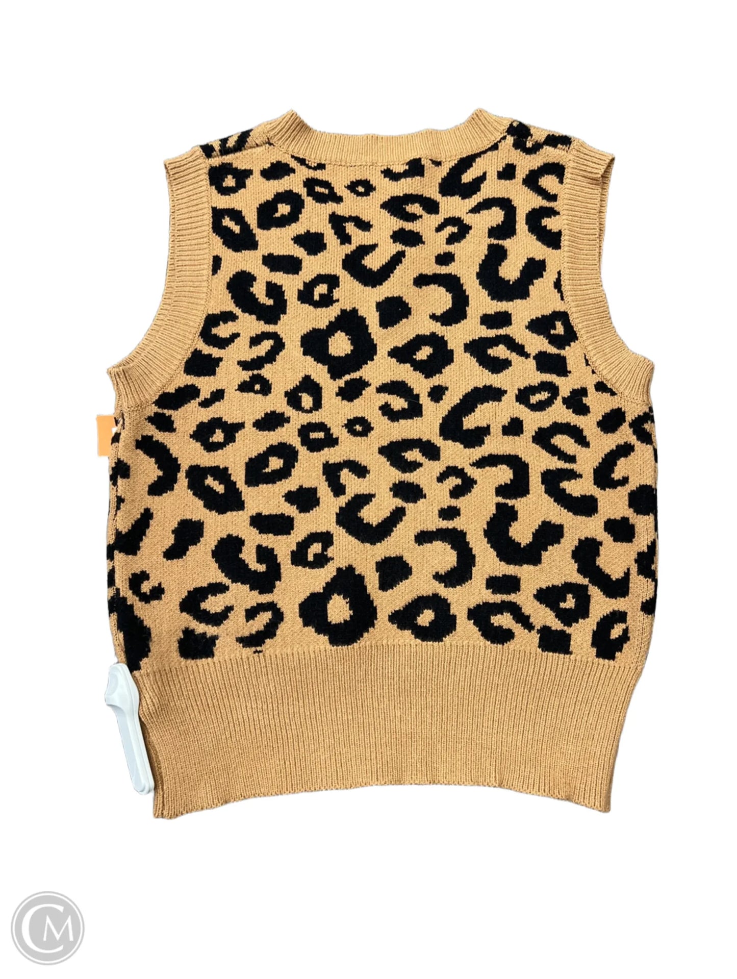 Vest Sweater By Le Lis In Animal Print, Size: S