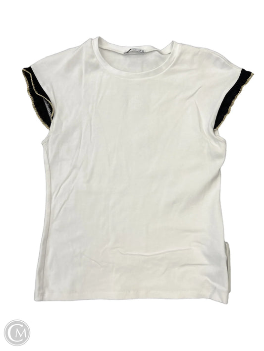 Top Sleeveless By Zara In White, Size: M