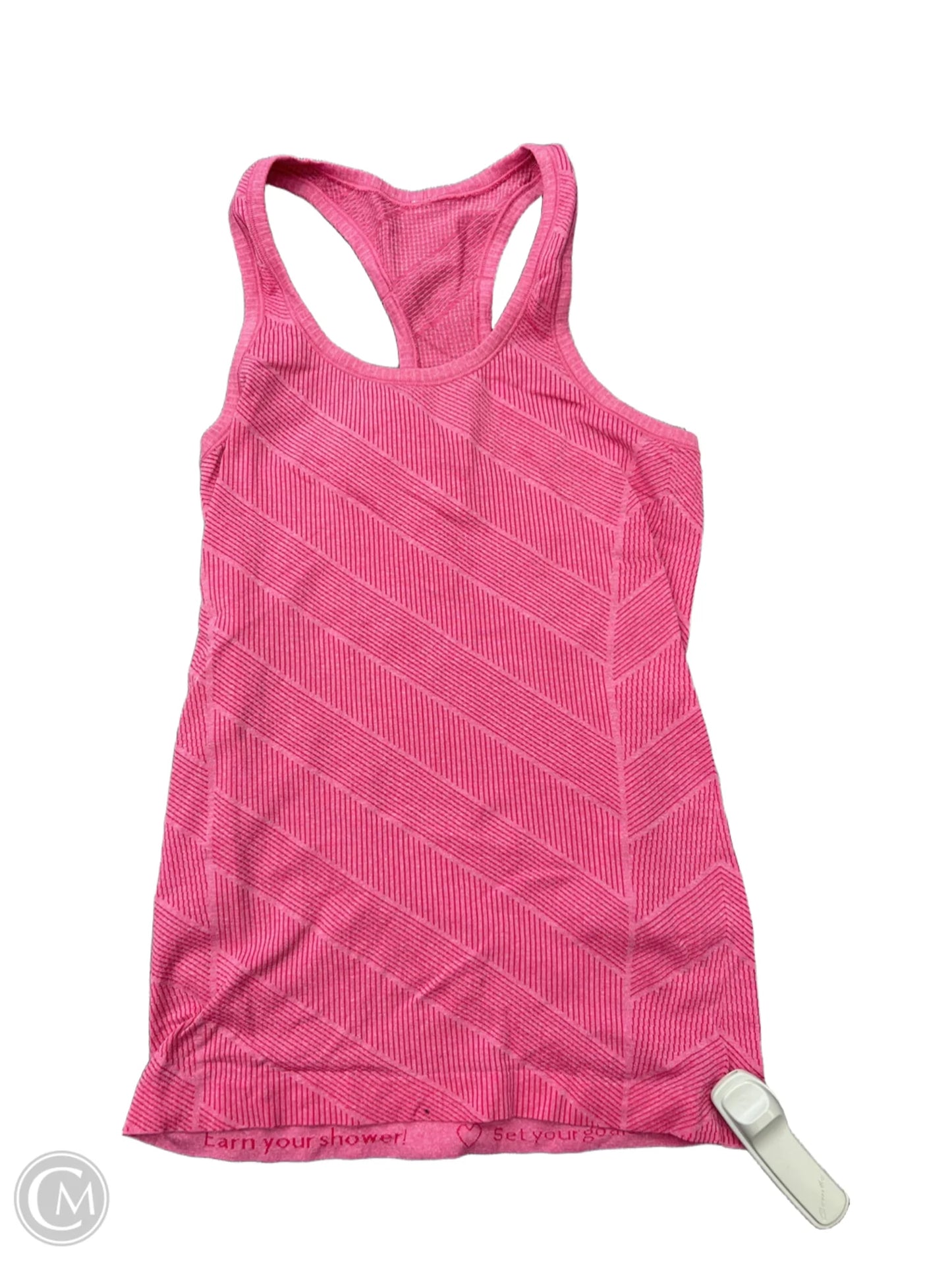 Athletic Tank Top By Lululemon In Pink, Size: 4