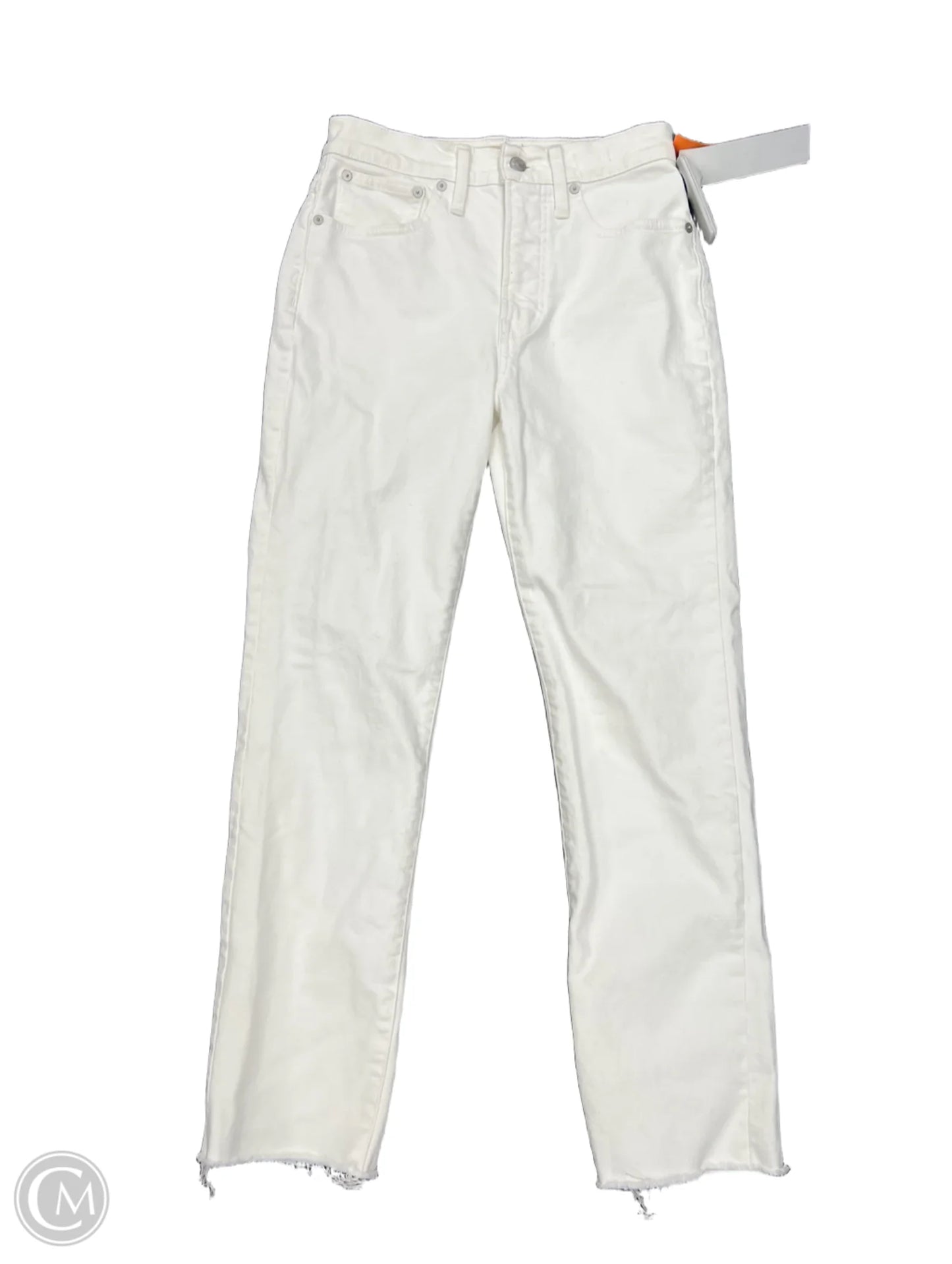 Jeans Straight By Madewell In White, Size: 0