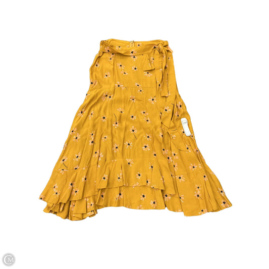 Skirt Maxi By Faithfull The Brand In Yellow, Size: 10