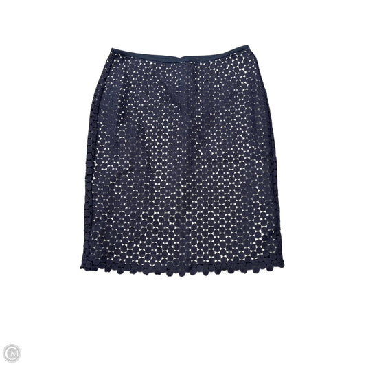 Skirt Designer By Karl Lagerfeld In Navy, Size: 10