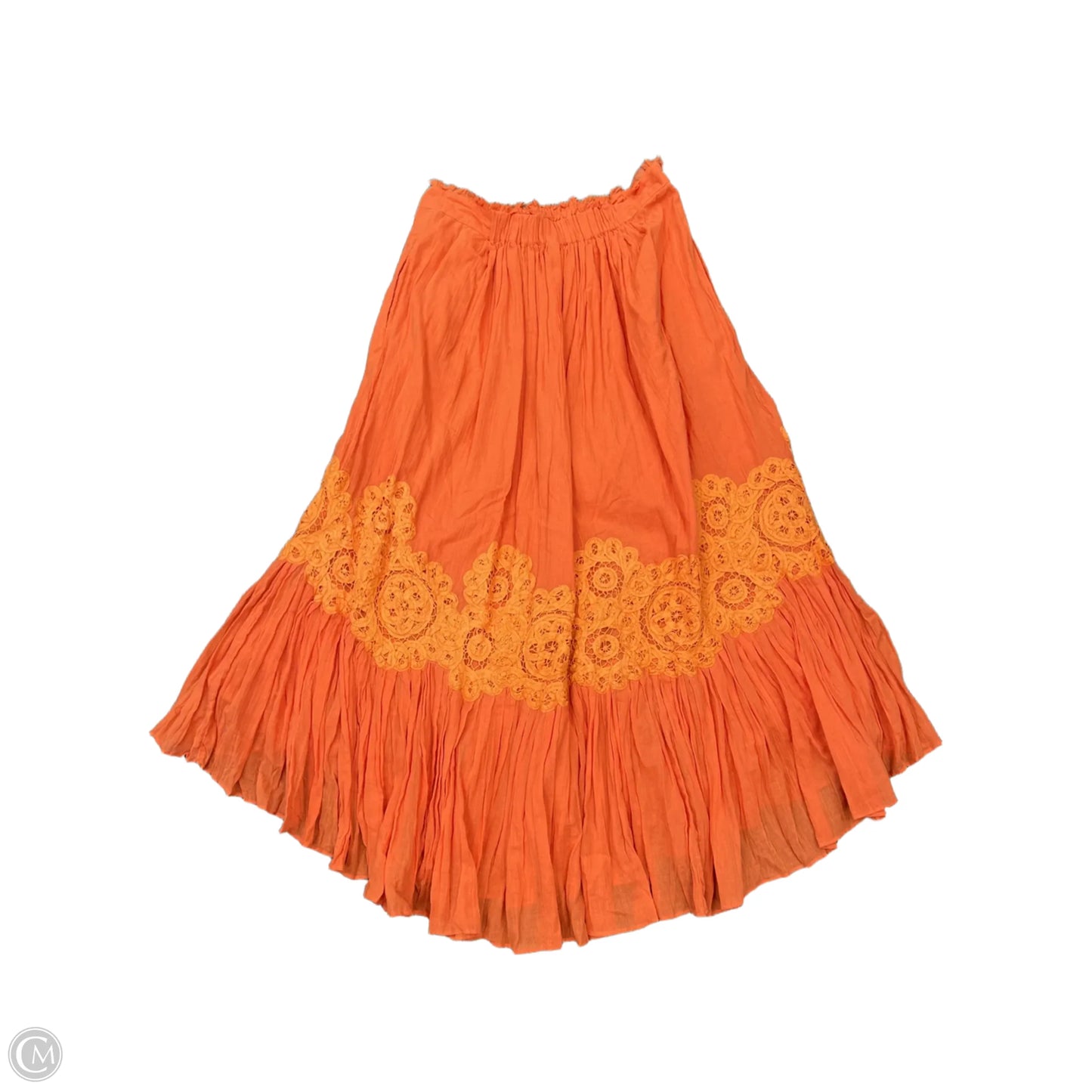 Skirt Maxi By Floreat In Orange, Size: L