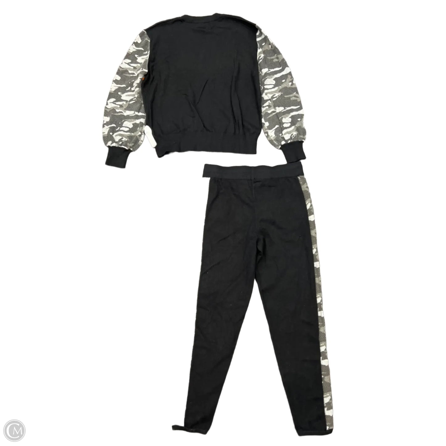 Pants Set 2pc By Cmb In Black, Size: S