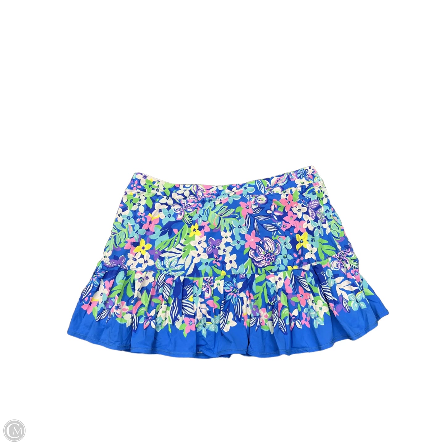 Skort Designer By Lilly Pulitzer In Blue, Size: Xl