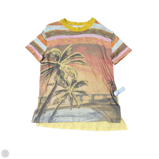 Top Short Sleeve By We The Free In Yellow, Size: M