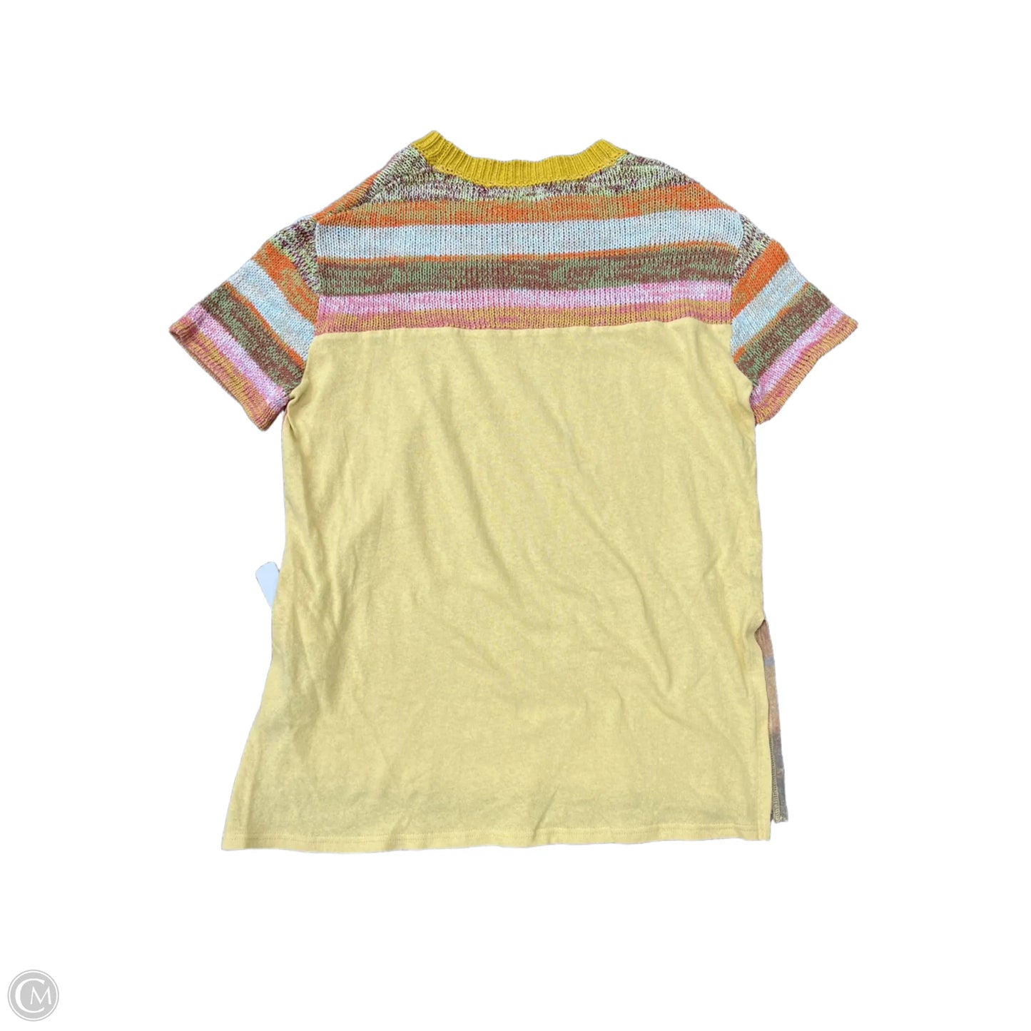 Top Short Sleeve By We The Free In Yellow, Size: M