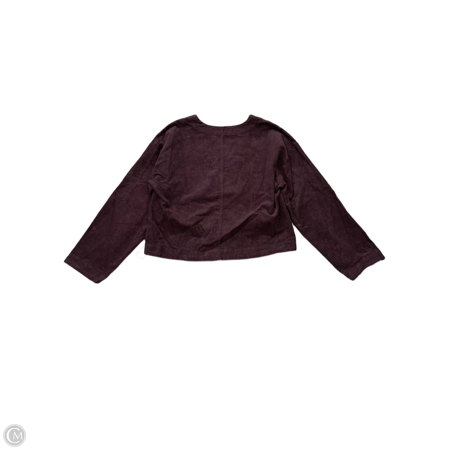 Top Long Sleeve By Madewell In Purple, Size: M