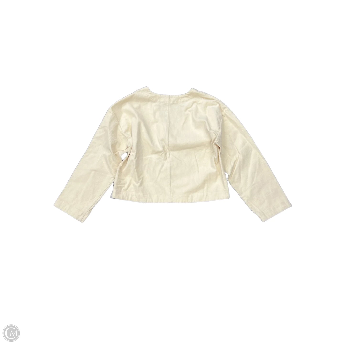 Top Long Sleeve By Madewell In Cream, Size: M