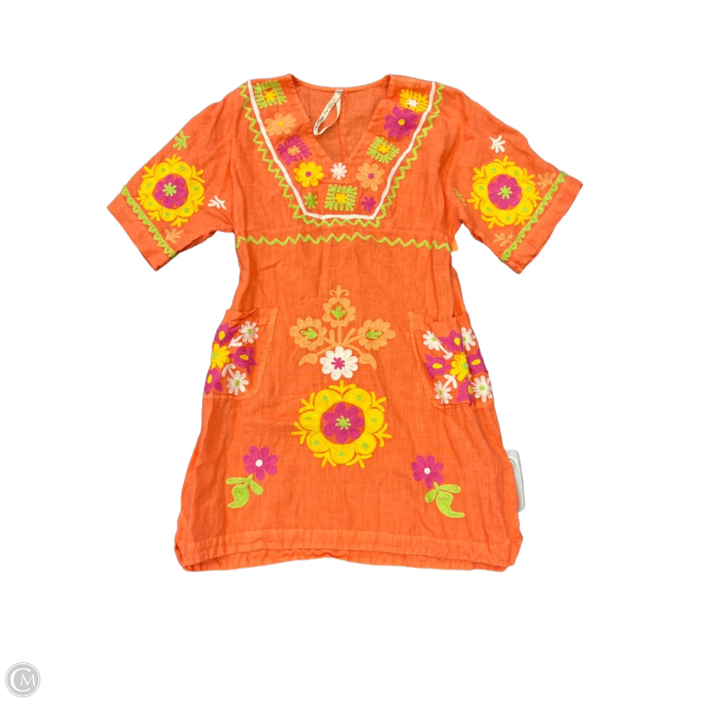 Dress Party Midi By Uncle Frank In Orange, Size: S