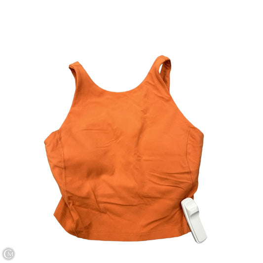 Athletic Tank Top By Lululemon In Orange, Size: 6