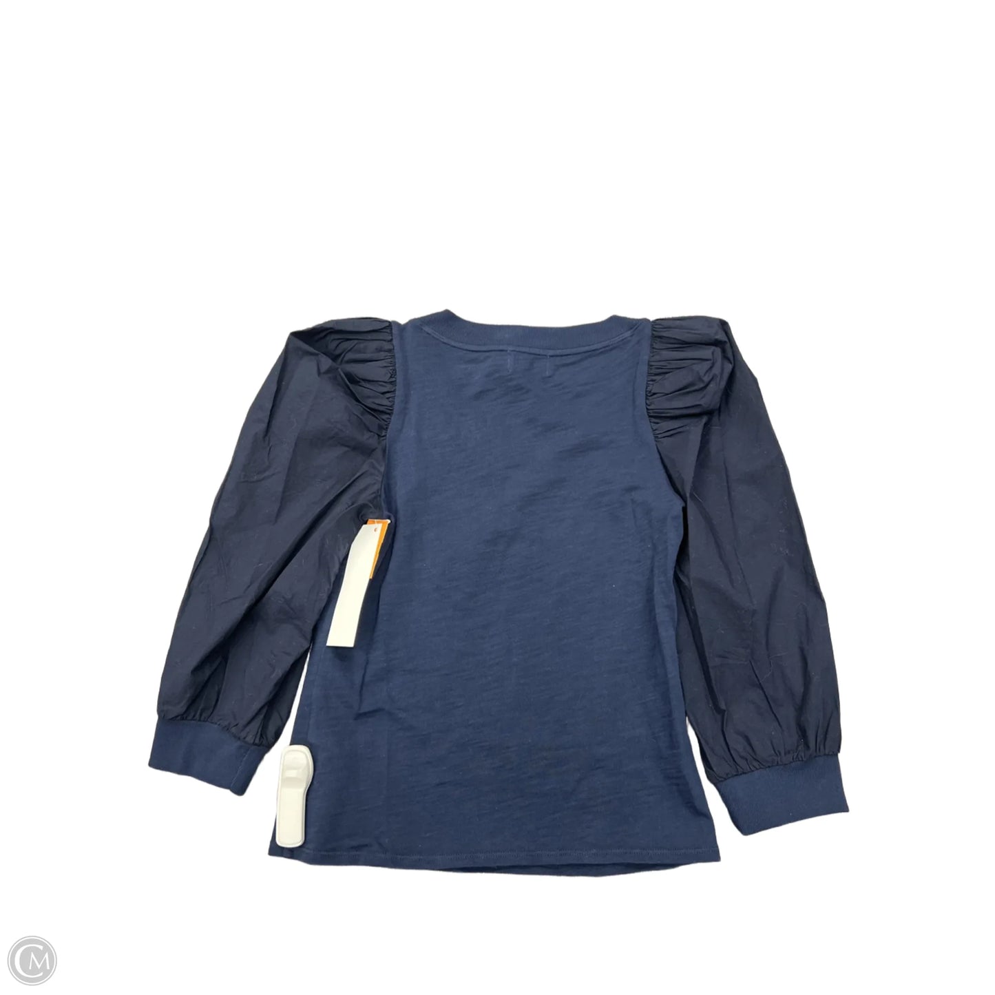 Top Long Sleeve By Nation In Blue, Size: XS