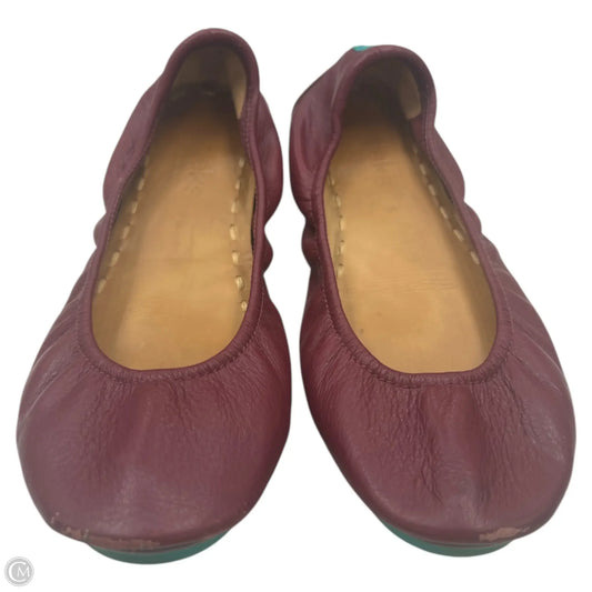 Shoes Flats By Tieks In Maroon, Size: 8