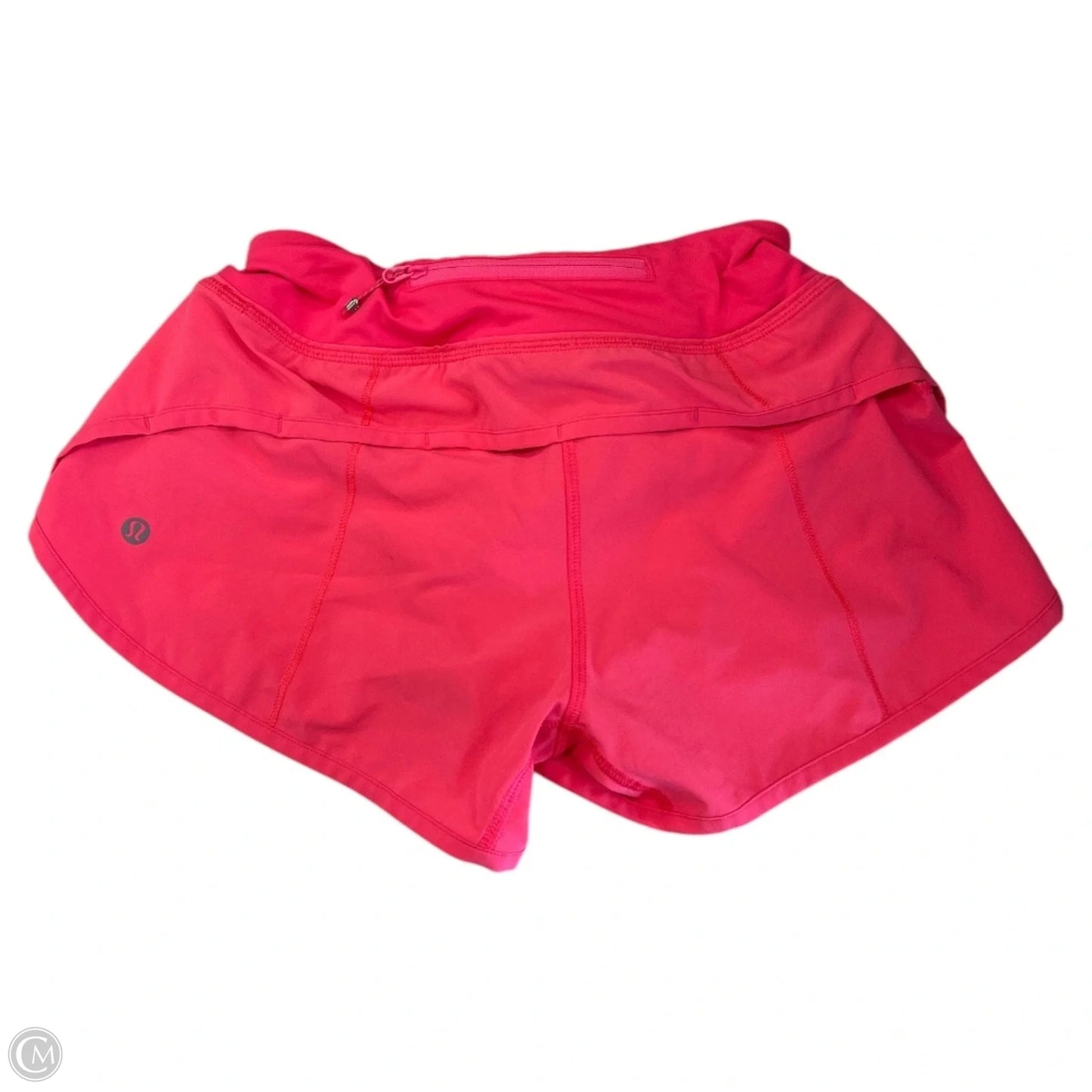 Athletic Shorts By Lululemon In Pink, Size: 2