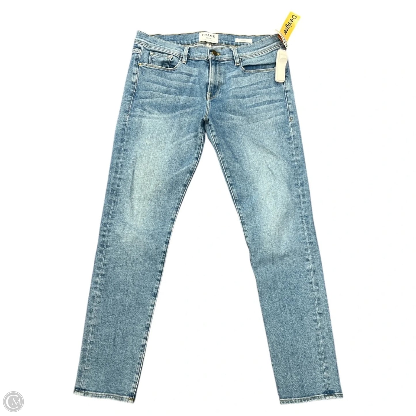 Jeans Skinny By Frame In Blue, Size: 8