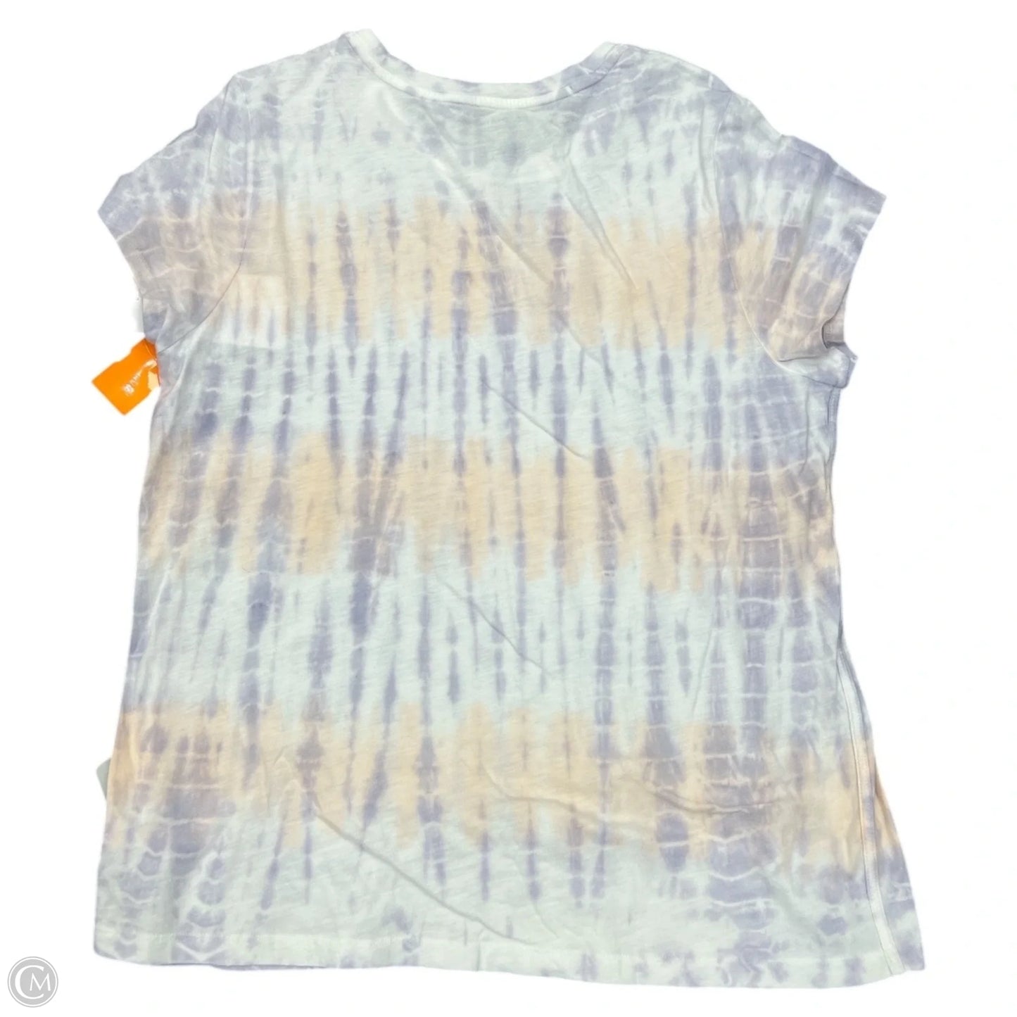 Athletic Top Short Sleeve By Athleta In Tie Dye Print, Size: Xl