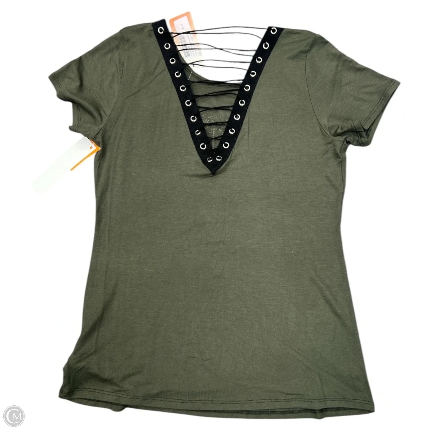 Top Short Sleeve By Harley Davidson In Green, Size: M