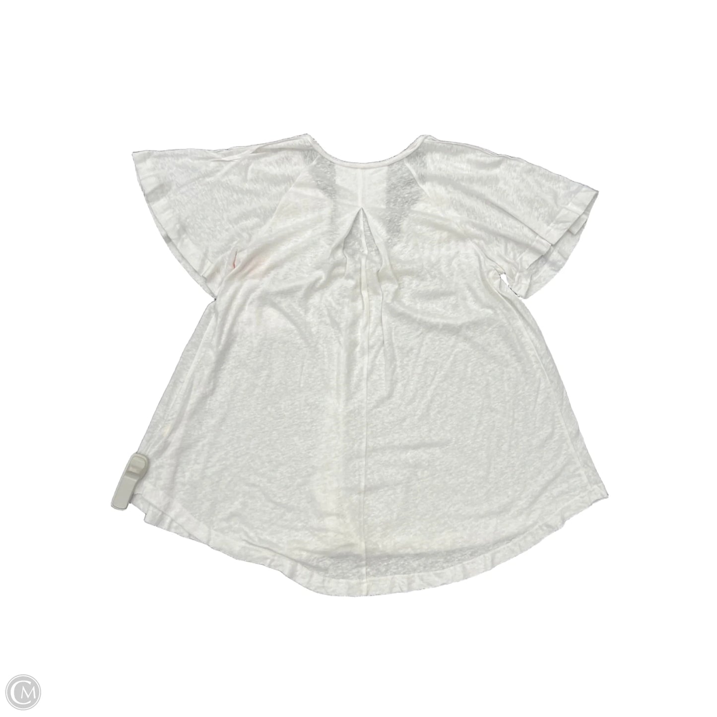 Top Short Sleeve By Free People In White, Size: S