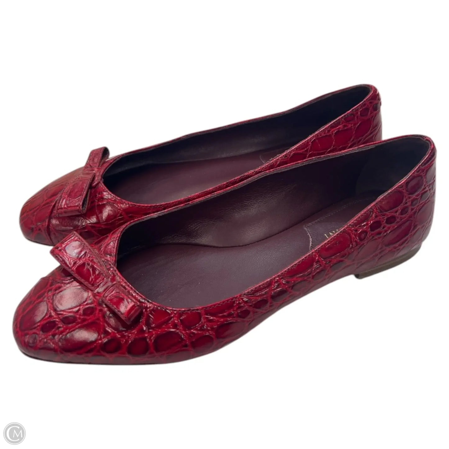 Shoes Flats By Cma In Red, Size: 7.5