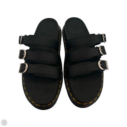 Sandals Flats By Dr Martens In Black, Size: 8