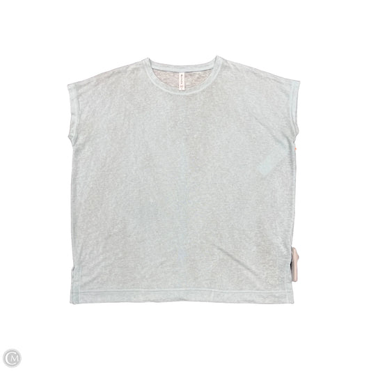Athletic Top Short Sleeve By Athleta In Blue, Size: S