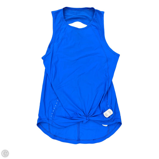 Athletic Tank Top By Lululemon In Blue, Size: 6