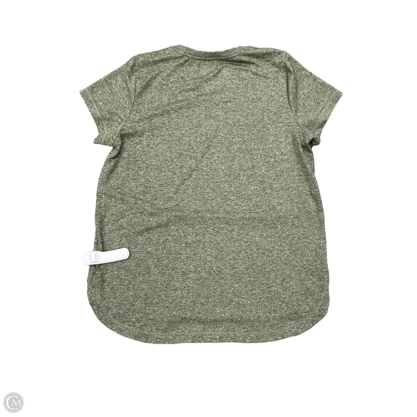 Athletic Top Short Sleeve By Athleta In Green, Size: L