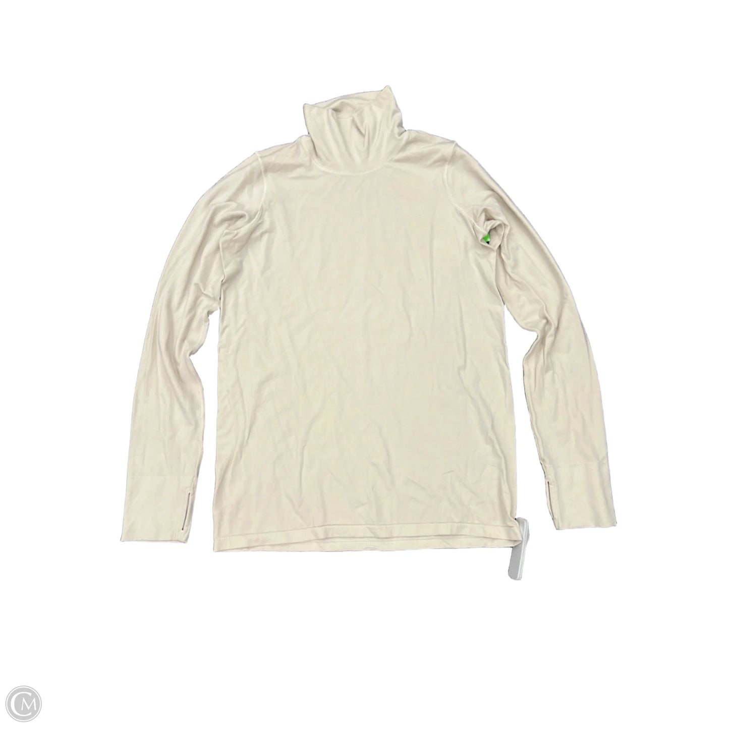 Athletic Top Long Sleeve Crewneck By Athleta In Beige, Size: Xl