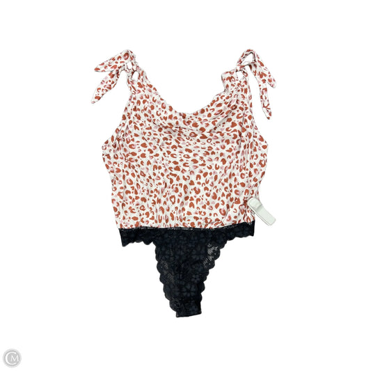 Bodysuit By Free People In Animal Print, Size: M